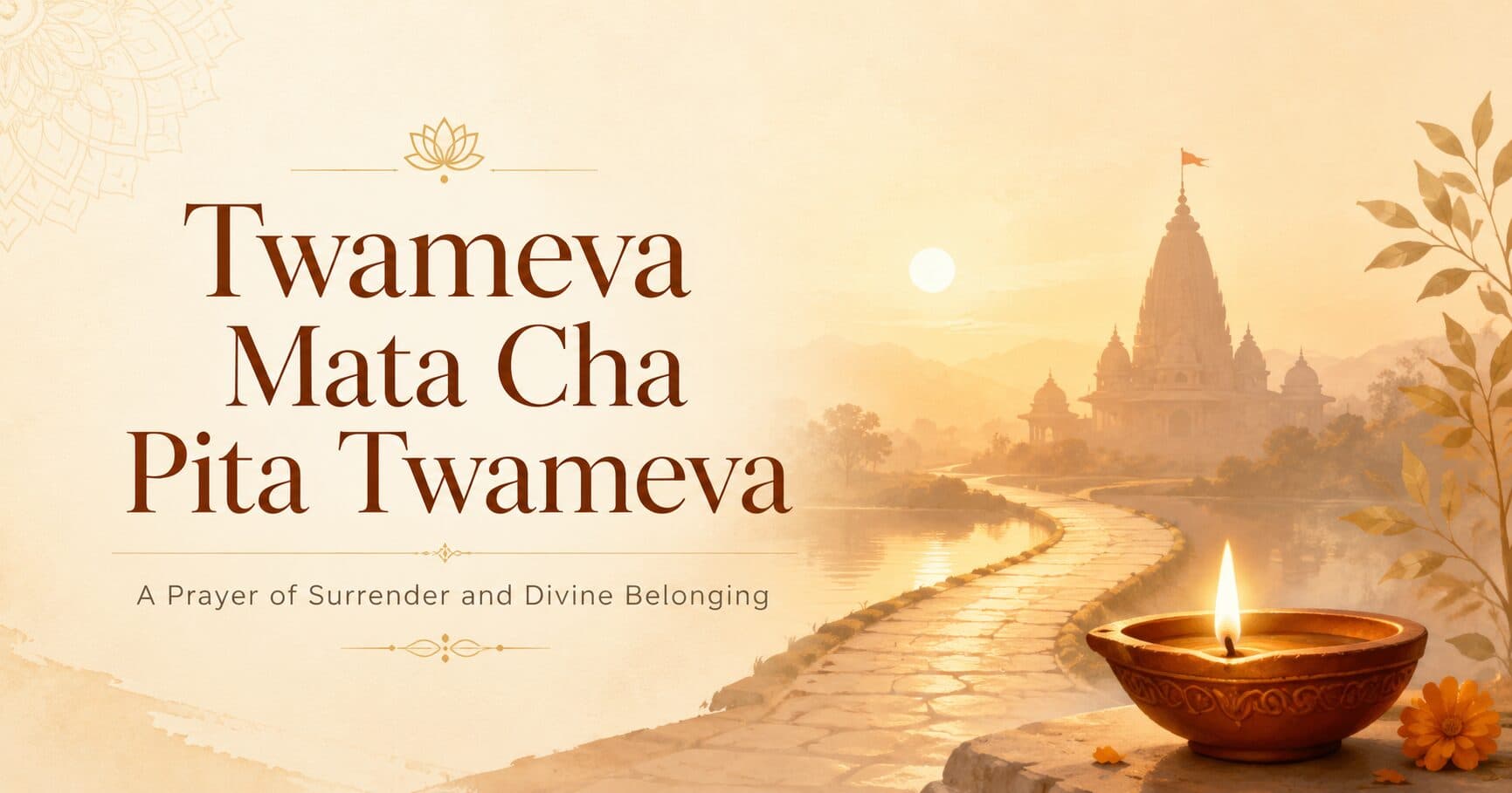 twamevMataChaPitaTwamev